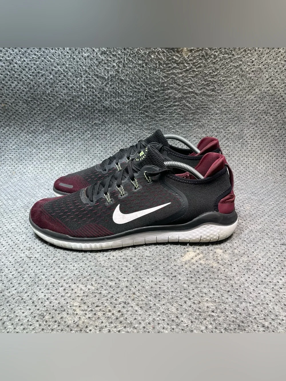 Nike Free RN Maroon Black Running Shoes Size 12 Men’s